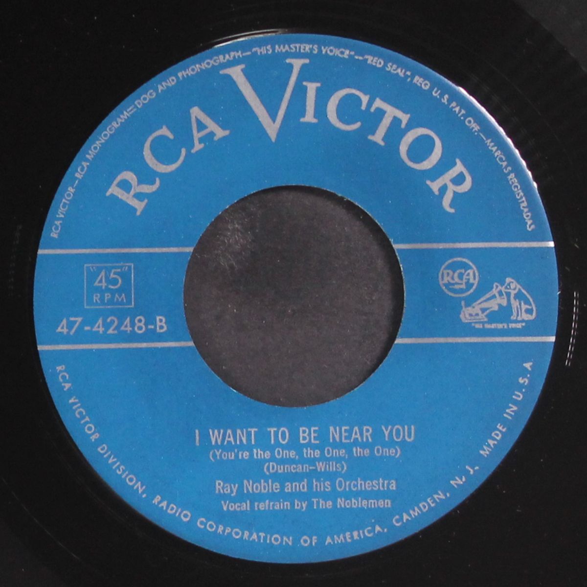 loretta / i want to be near you by RAY NOBLE