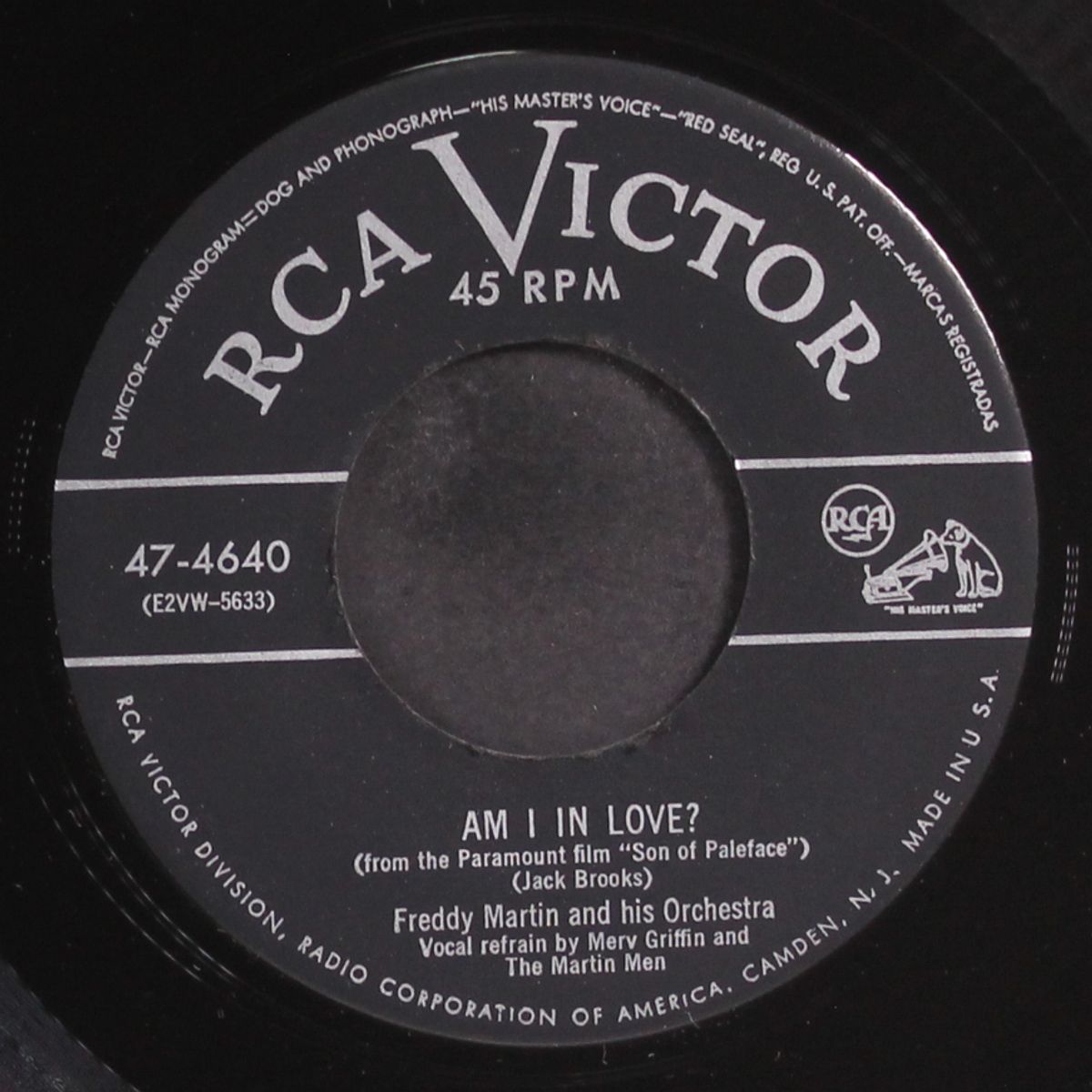 wing-ding tonight / am i in love? by FREDDY MARTIN