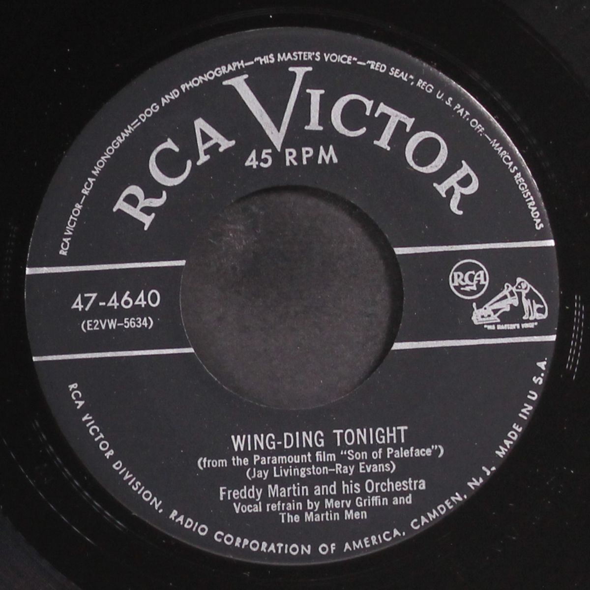 wing-ding tonight / am i in love? by FREDDY MARTIN