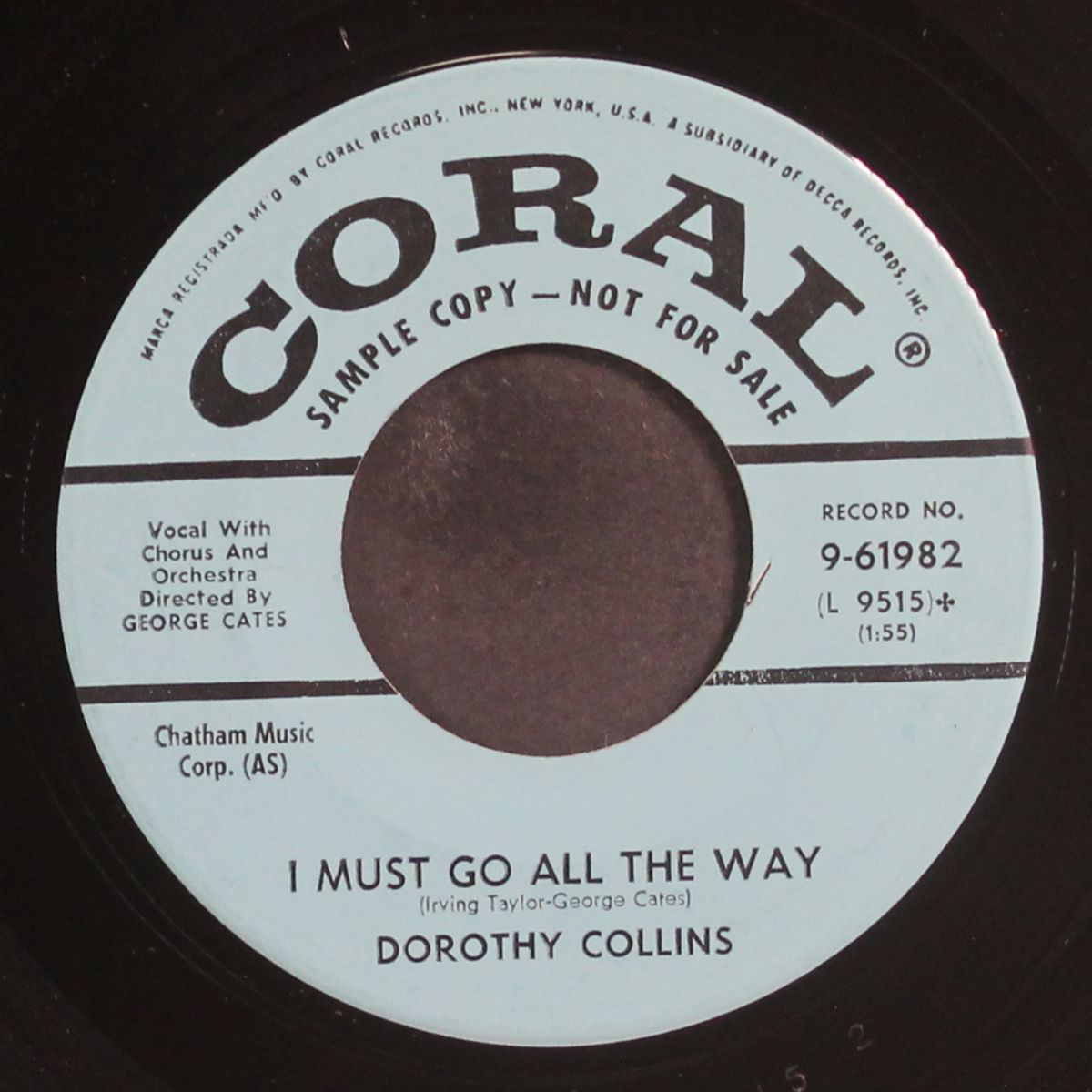 i must go all the way / send me some lovin' by DOROTHY COLLINS