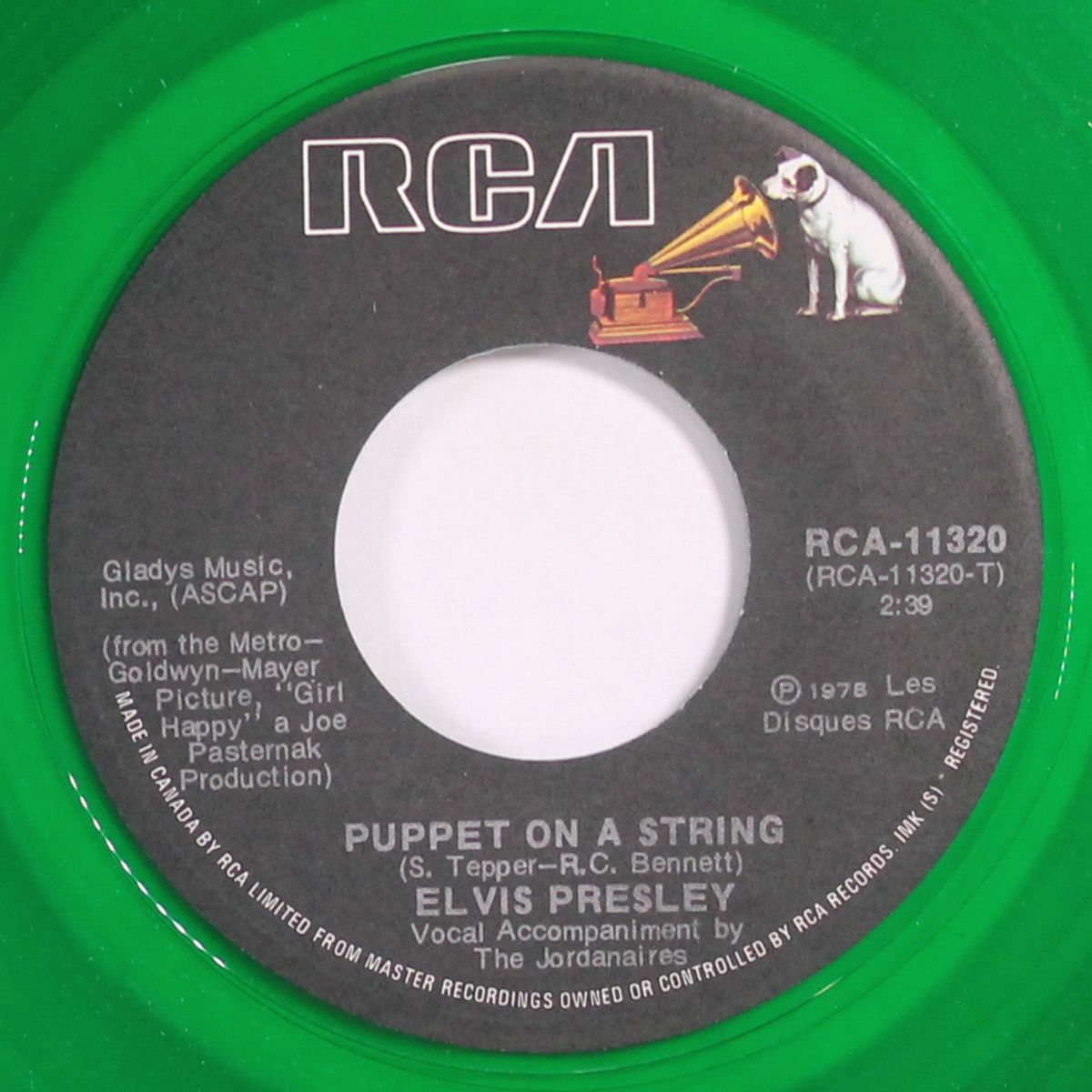 teddy bear / puppet on a string by ELVIS PRESLEY