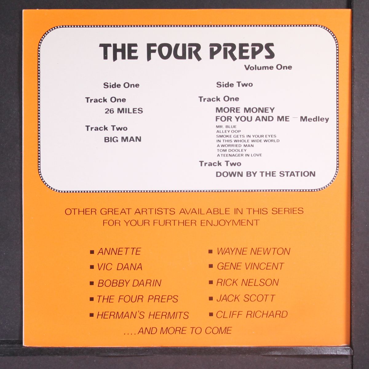 great artists of the 50s & 60s by FOUR PREPS