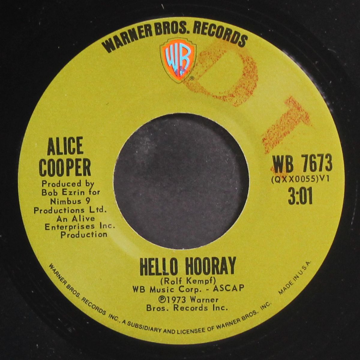 hello hurray / generation landslide by ALICE COOPER