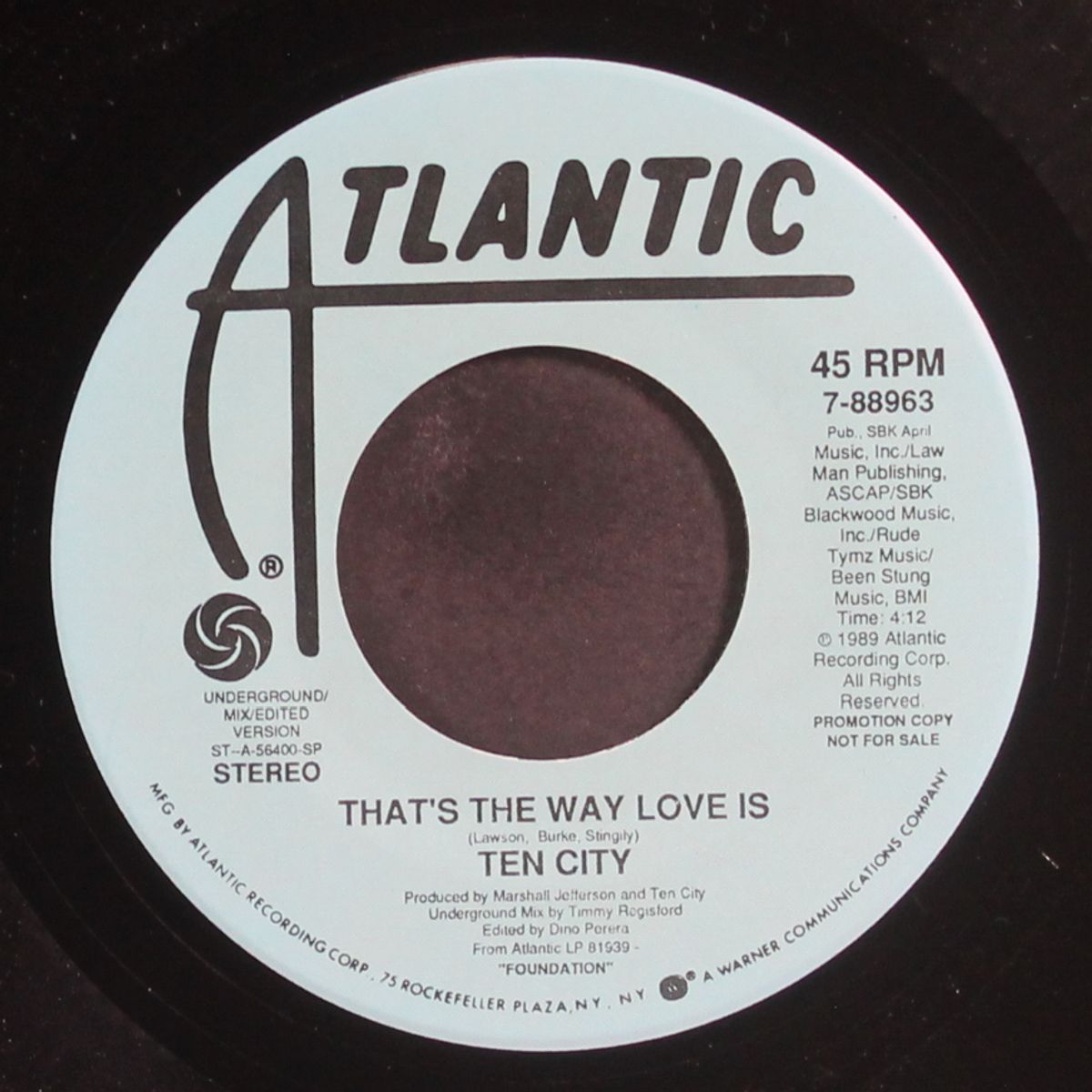 that's the way love is by TEN CITY