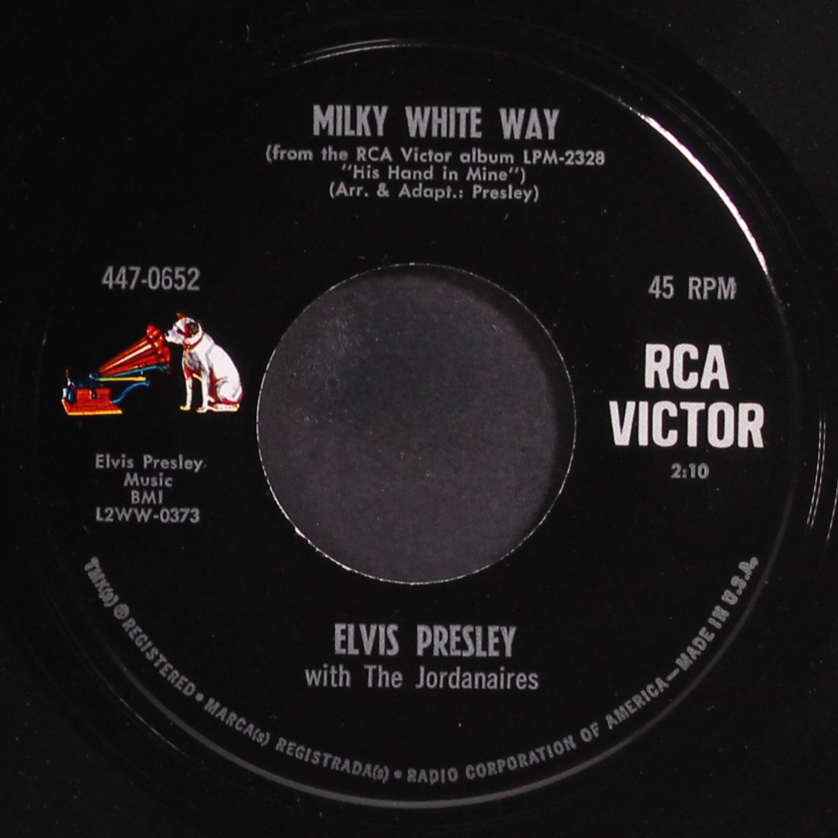 milky white way by ELVIS PRESLEY