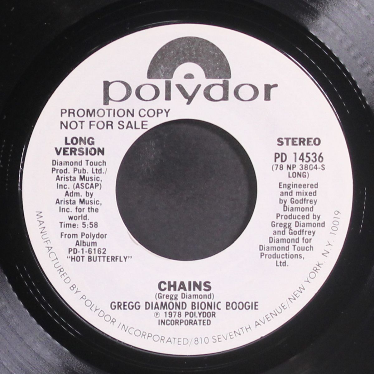 chains by GREGG DIAMOND BIONIC BOOGIE
