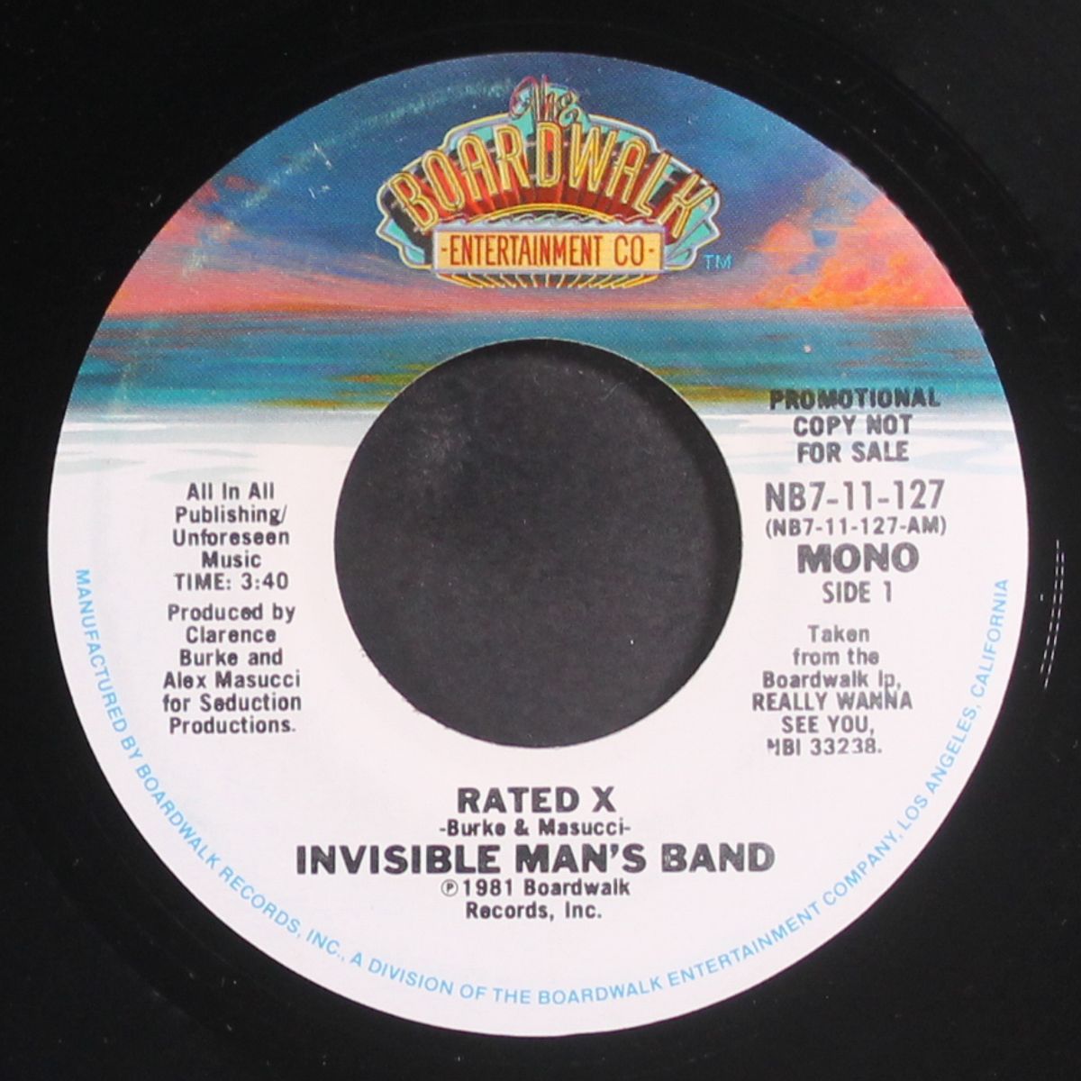 rated x by INVISIBLE MAN'S BAND