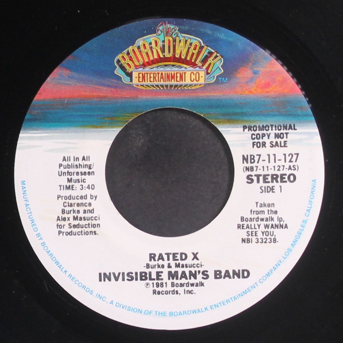 rated x by INVISIBLE MAN'S BAND
