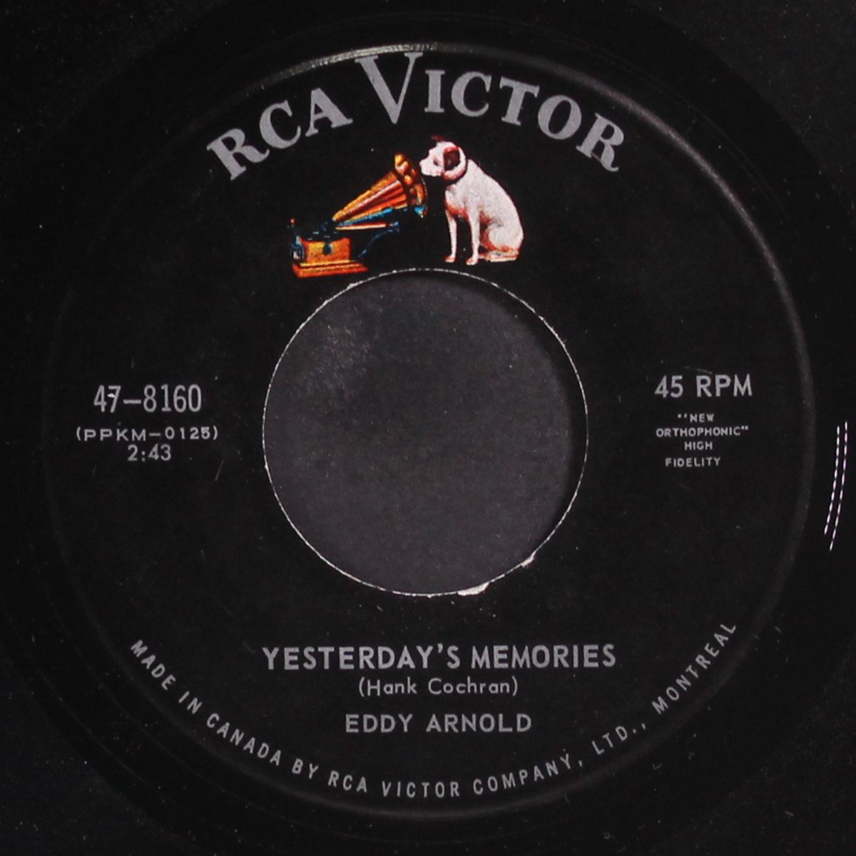 yesterday's memories by EDDY ARNOLD
