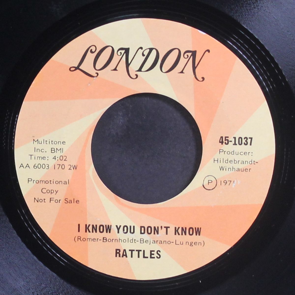 devil's on the loose / i know you don't know by RATTLES