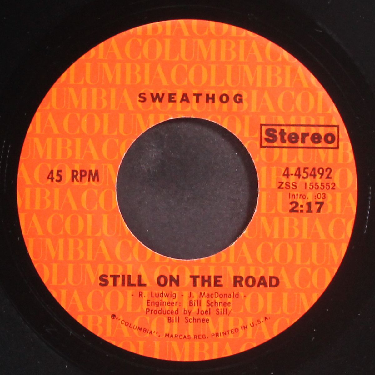 hallelujah / still on the road by SWEATHOG