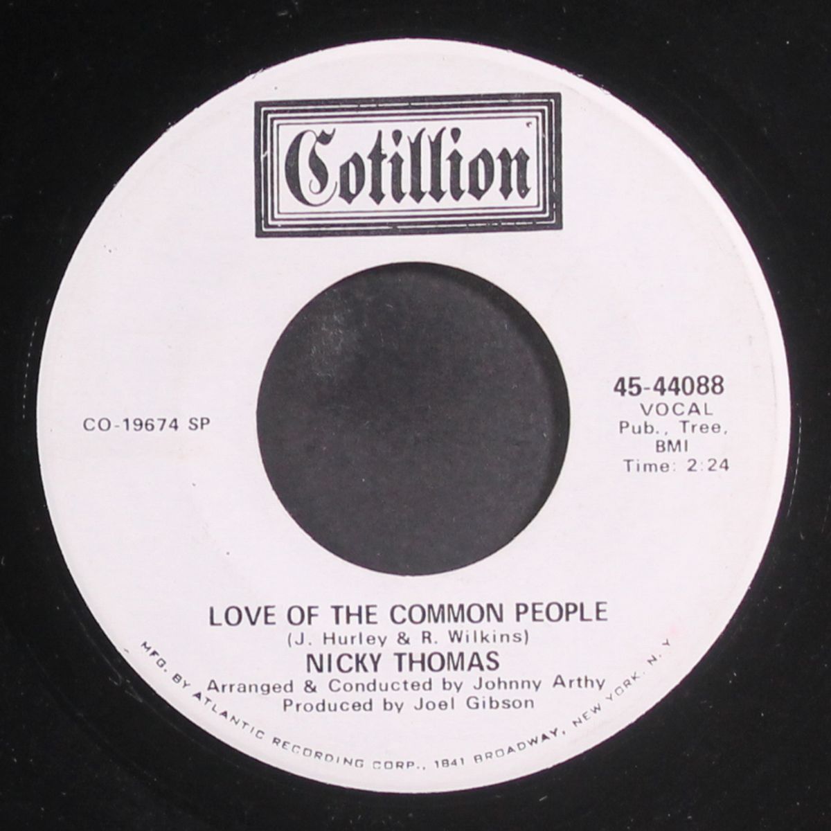 love of the common people by NICKY THOMAS / DESTROYERS