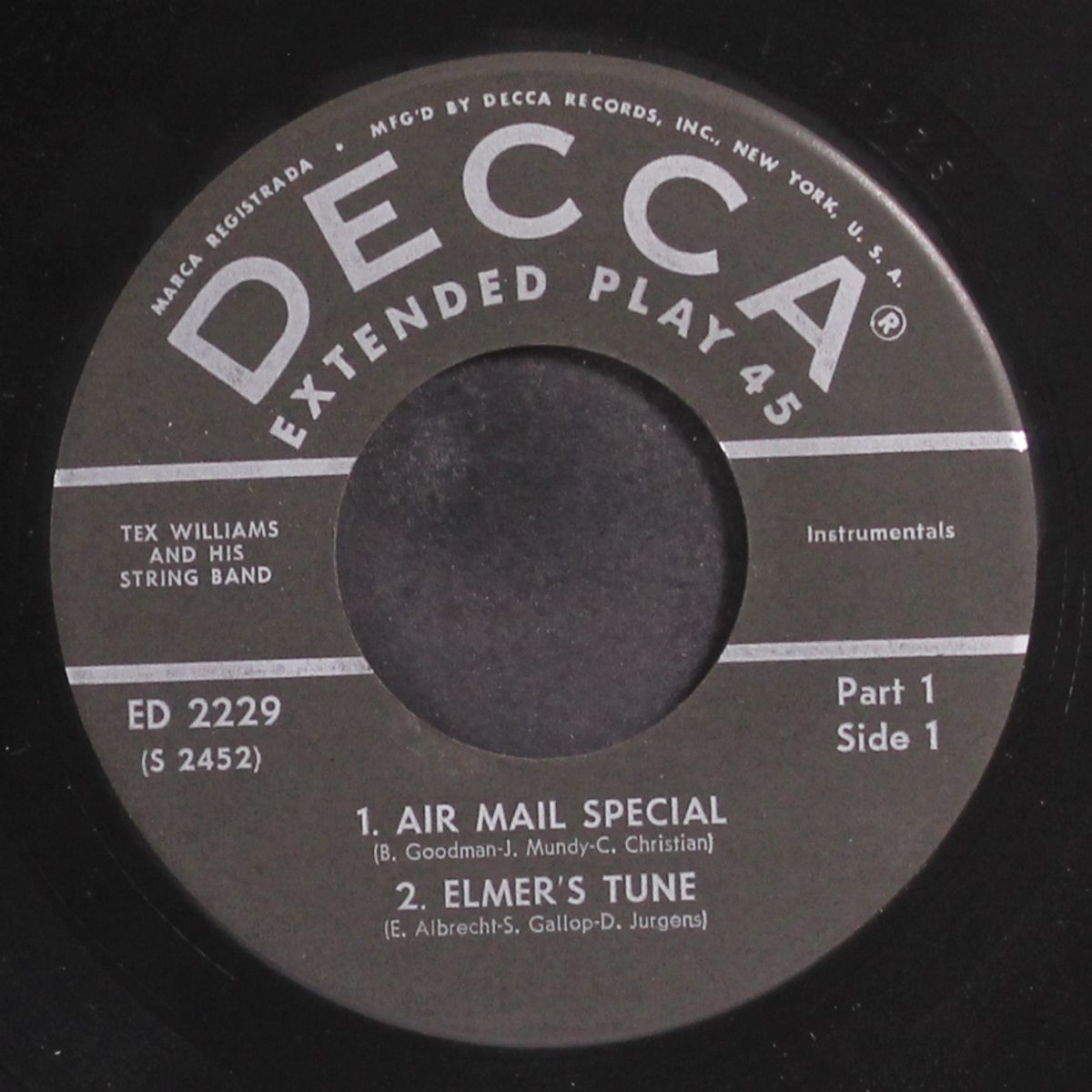 dance-o-rama no. 5 part 1 by TEX WILLIAMS