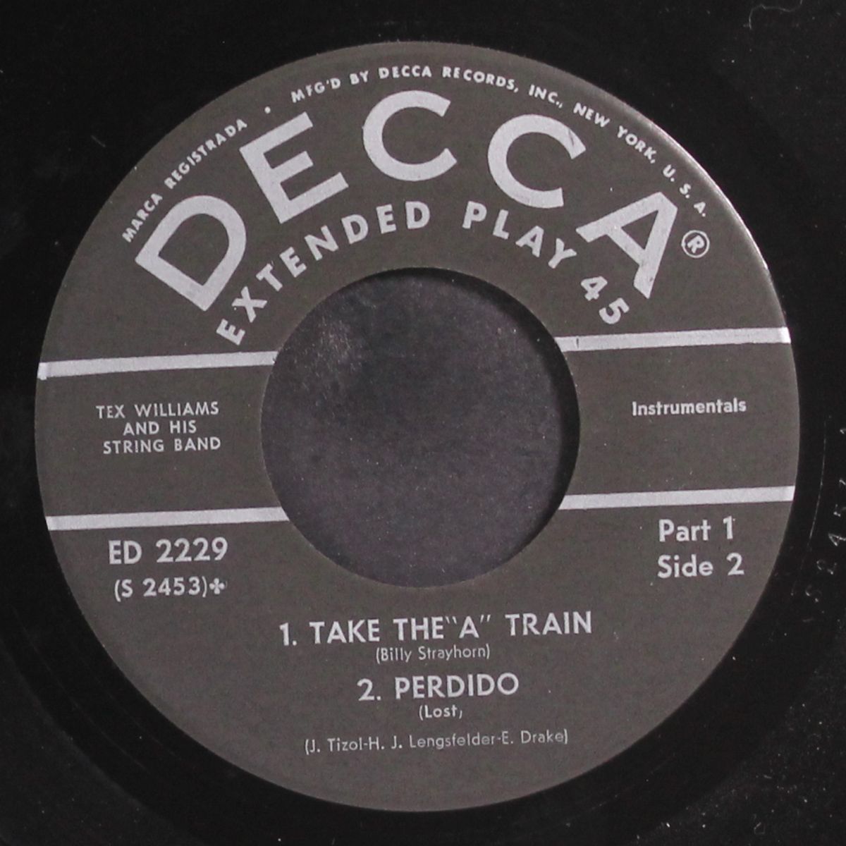 dance-o-rama no. 5 part 1 by TEX WILLIAMS