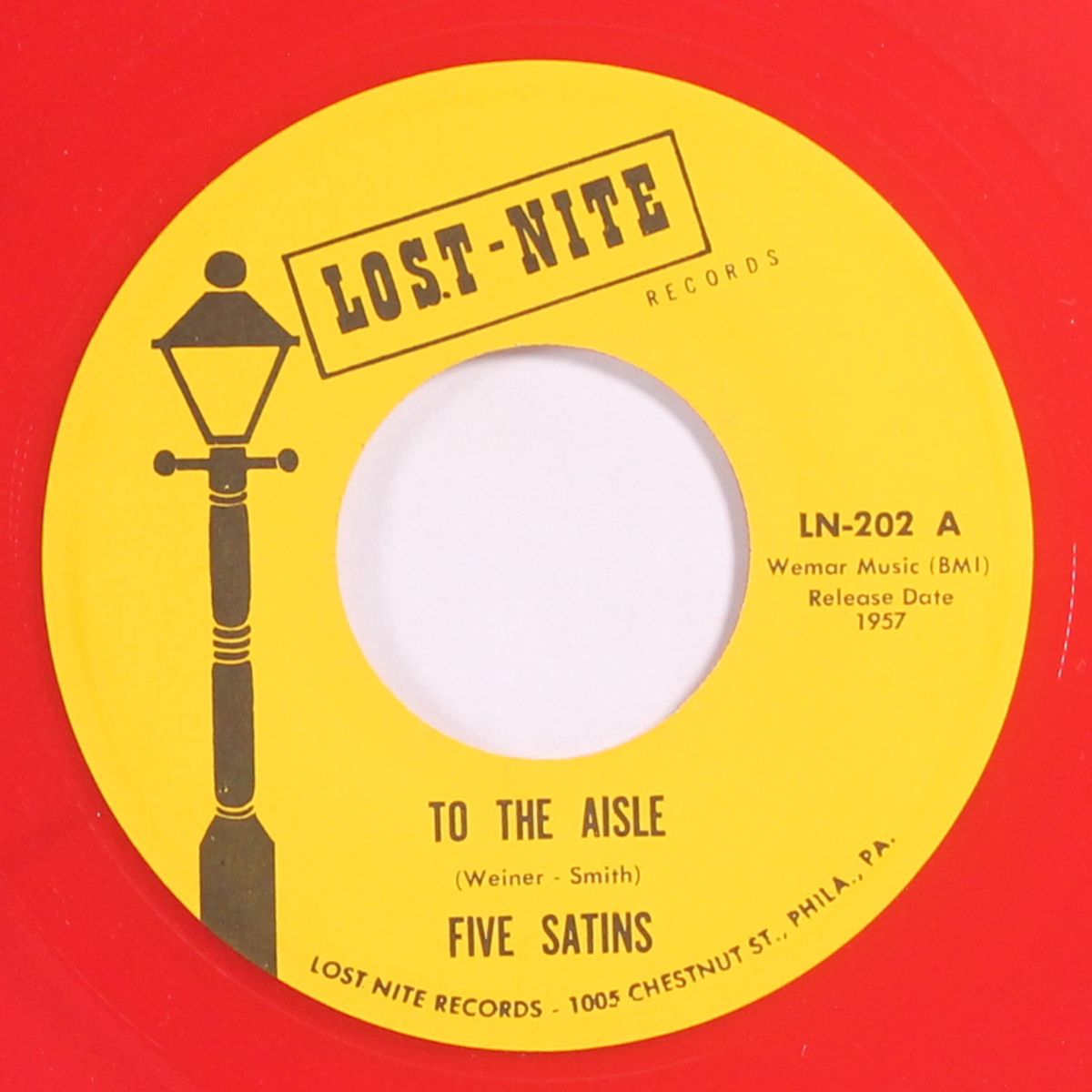 to the aisle / just to be near you by FIVE SATINS
