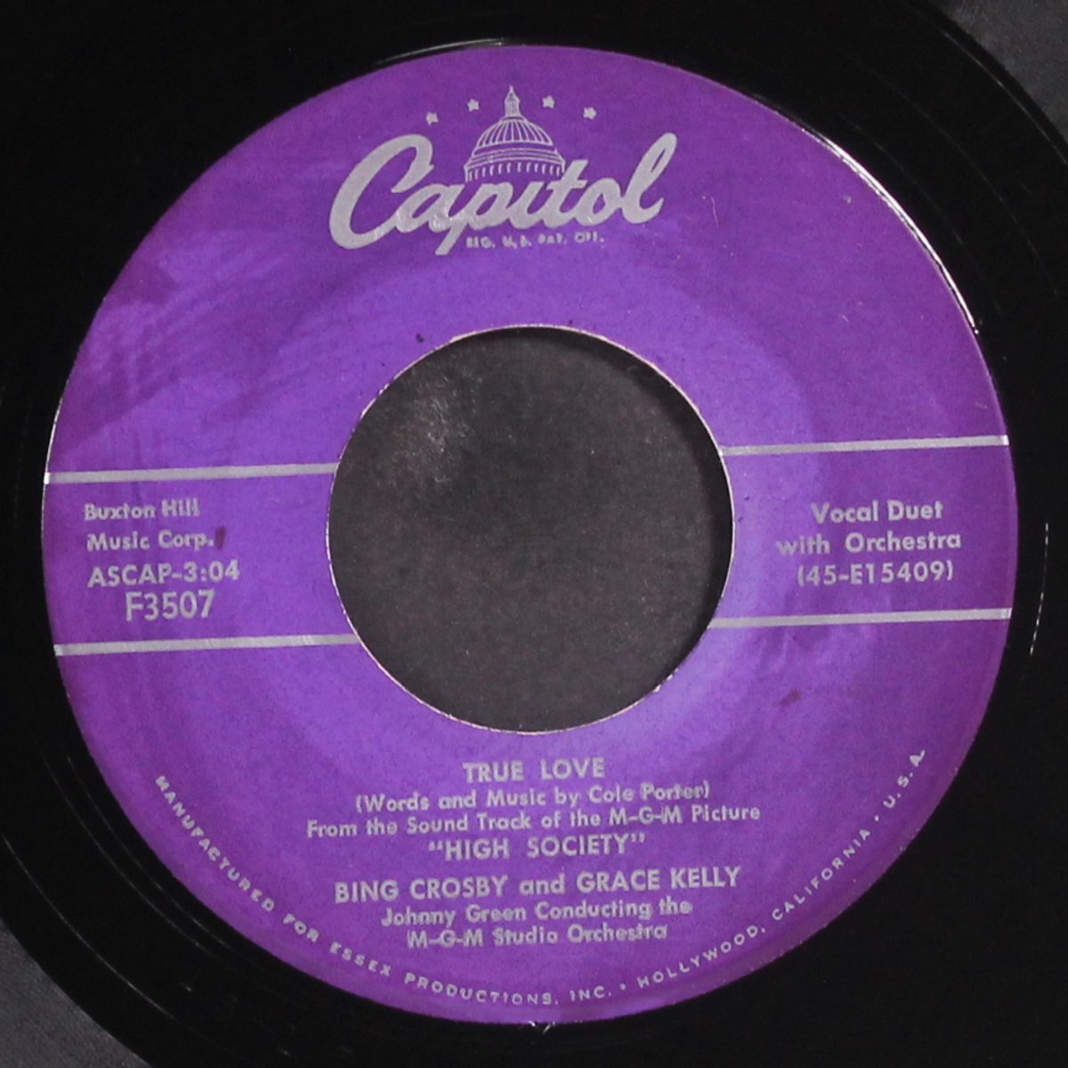 true love / well did you evah? by BING CROSBY & GRACE KELLY