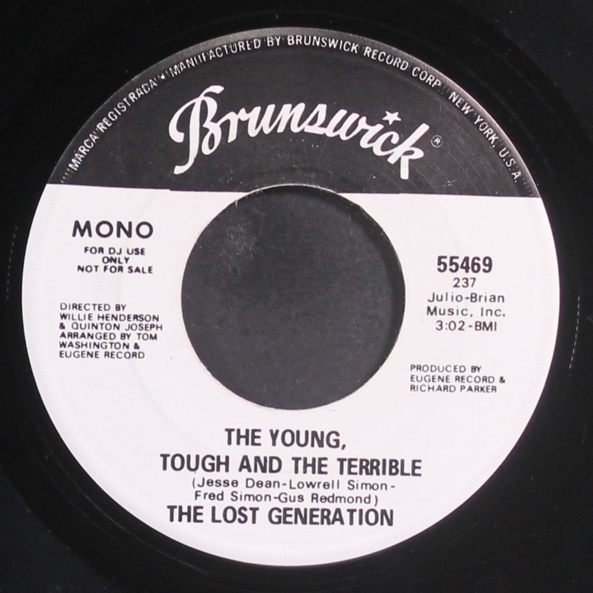 the young, tough and the terrible / mono by LOST GENERATION