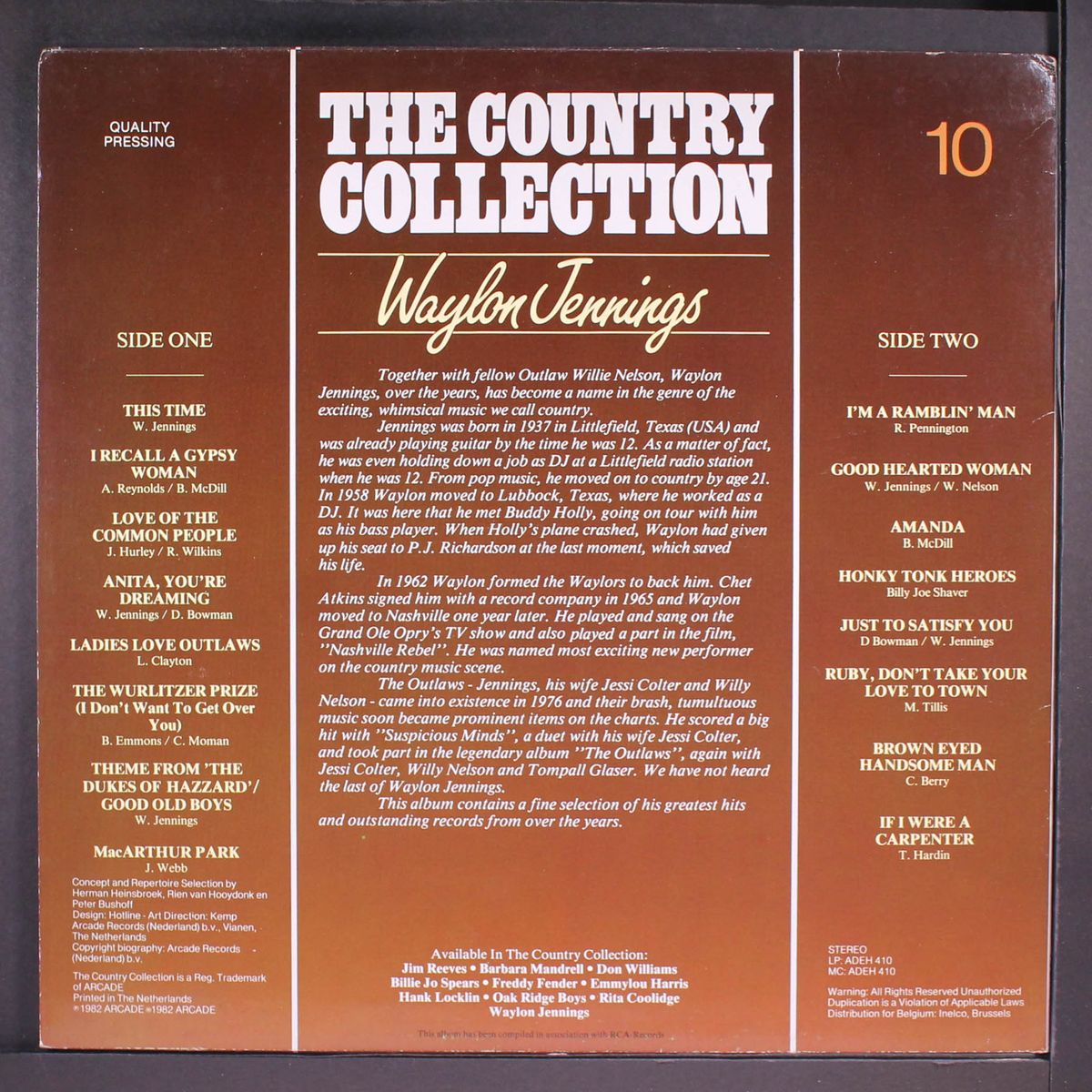 country collection by WAYLON JENNINGS