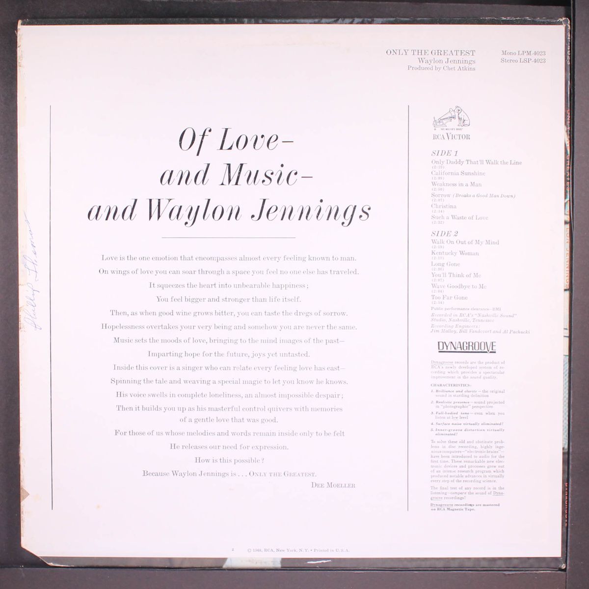 only the greatest by WAYLON JENNINGS