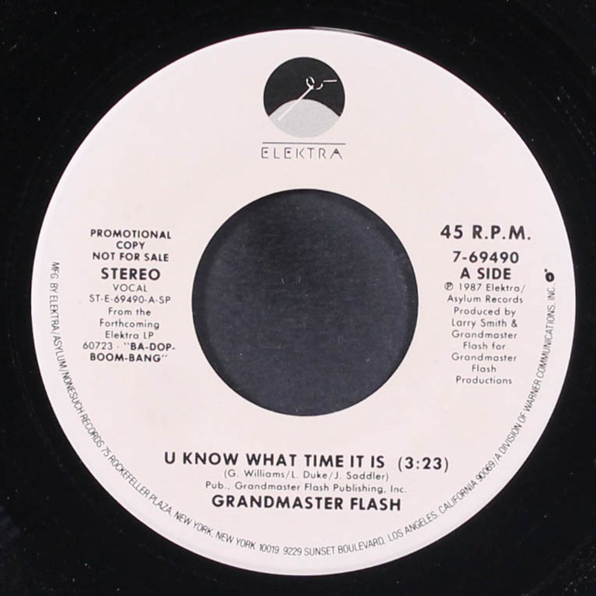 u know what time it is / same by GRANDMASTER FLASH