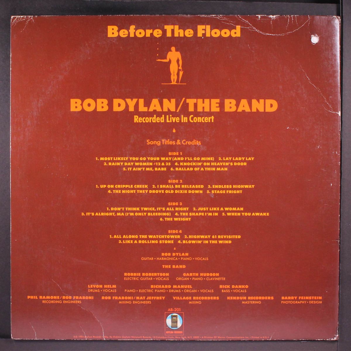 before the flood by BOB DYLAN / THE BAND