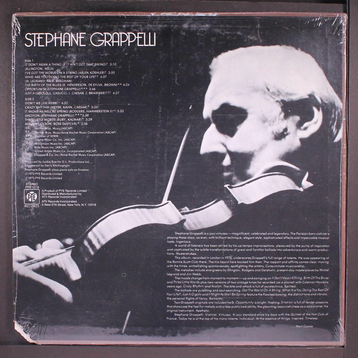 stephane grappelli by STEPHANE GRAPPELLI