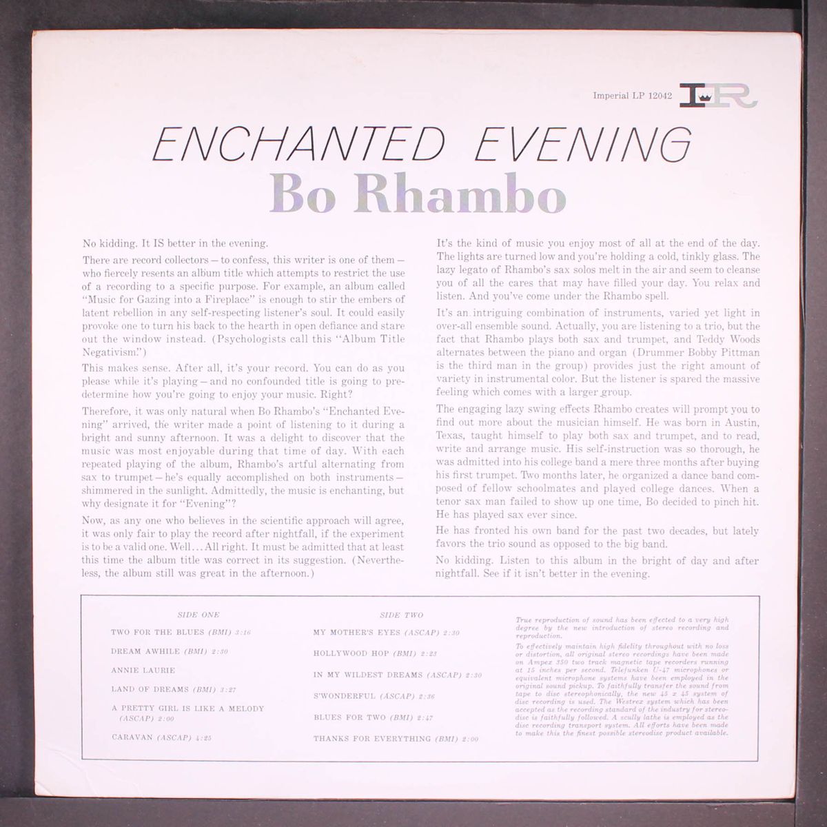 enchanted evening by BO RHAMBO