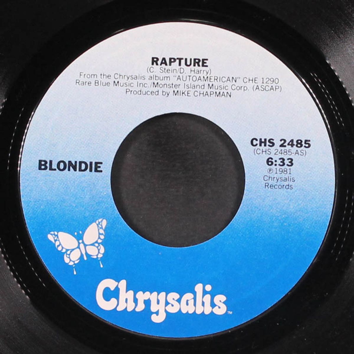 rapture / walk like me by BLONDIE