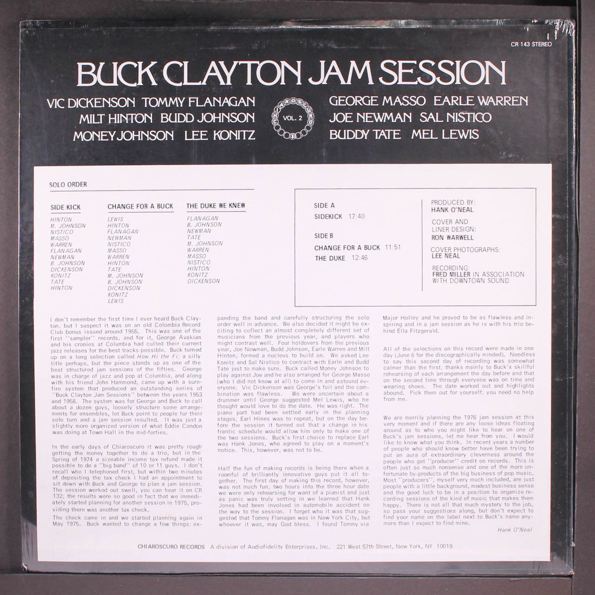 jam session, vol. 2 by BUCK CLAYTON