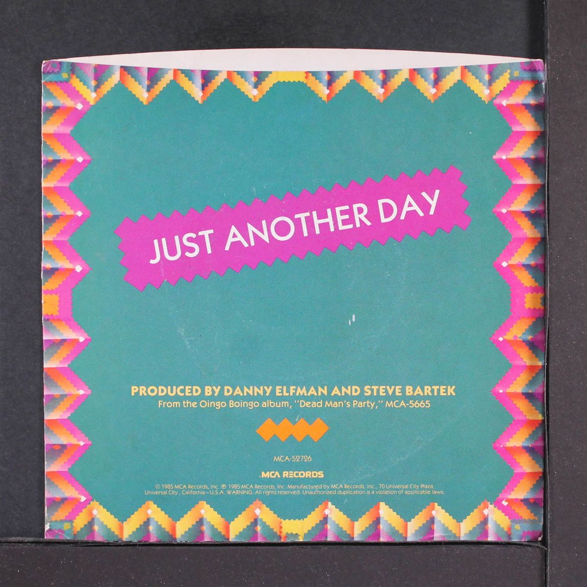 just another day / dead man's party by OINGO BOINGO