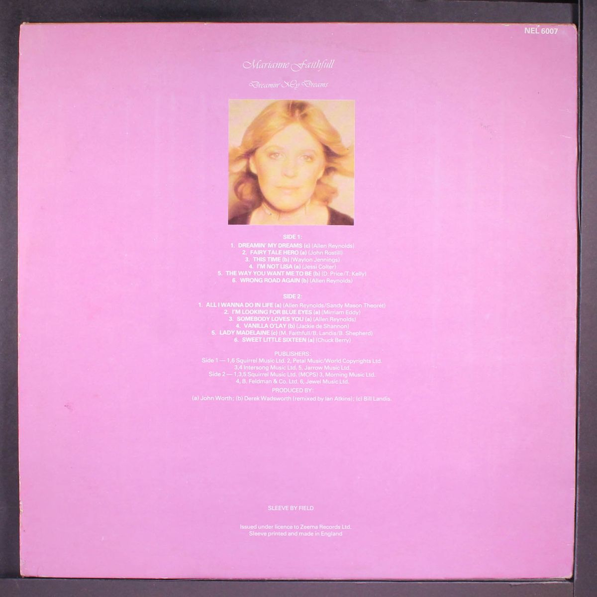 dreamin' my dreams by MARIANNE FAITHFULL