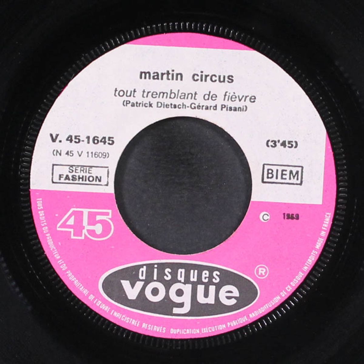 tout tremblant de fievre / barbe bleu by MARTIN CIRCUS