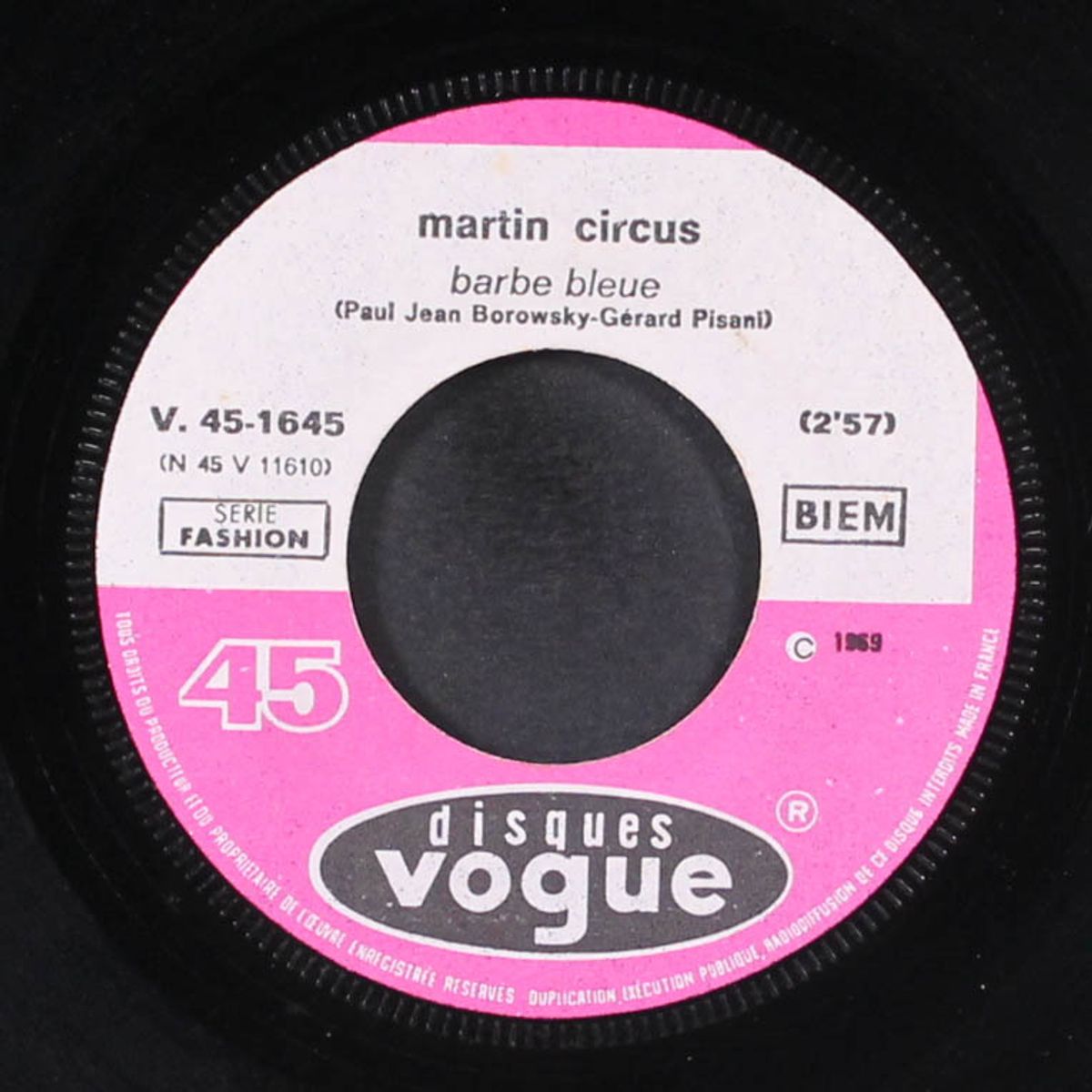tout tremblant de fievre / barbe bleu by MARTIN CIRCUS
