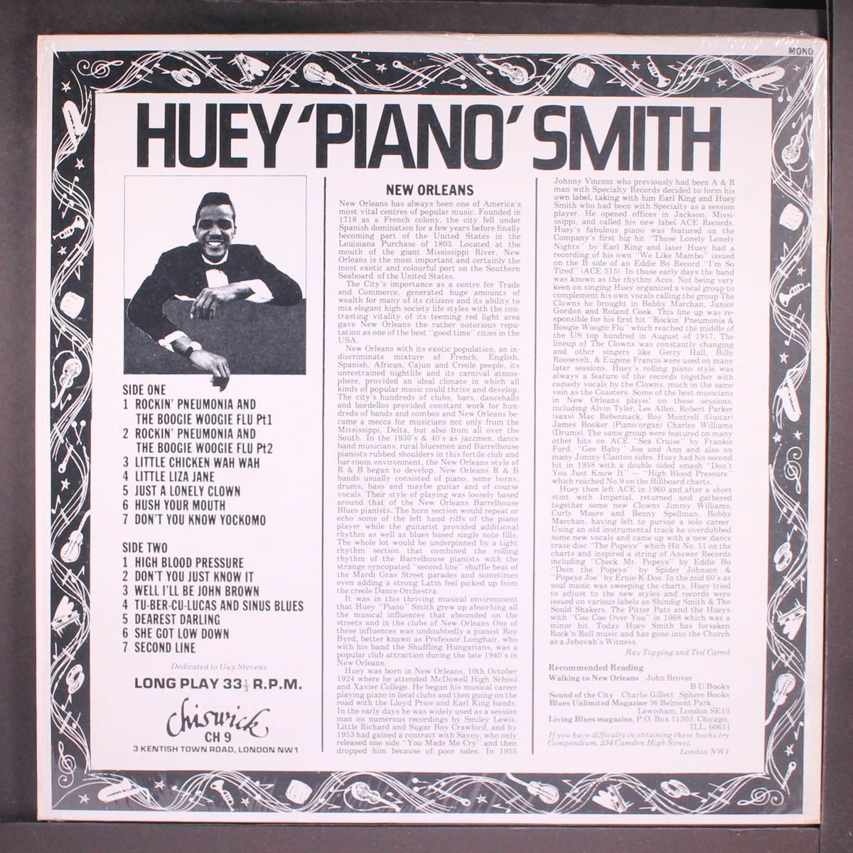 rockin' pneumonia & the boogie woogie flu by HUEY SMITH & CLOWNS