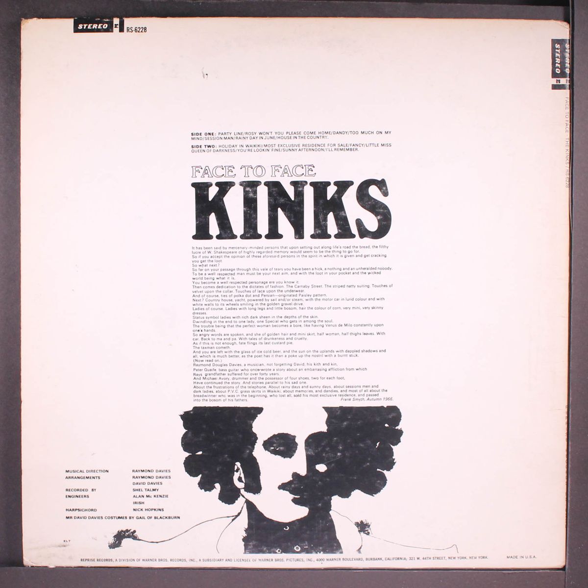 face to face by KINKS