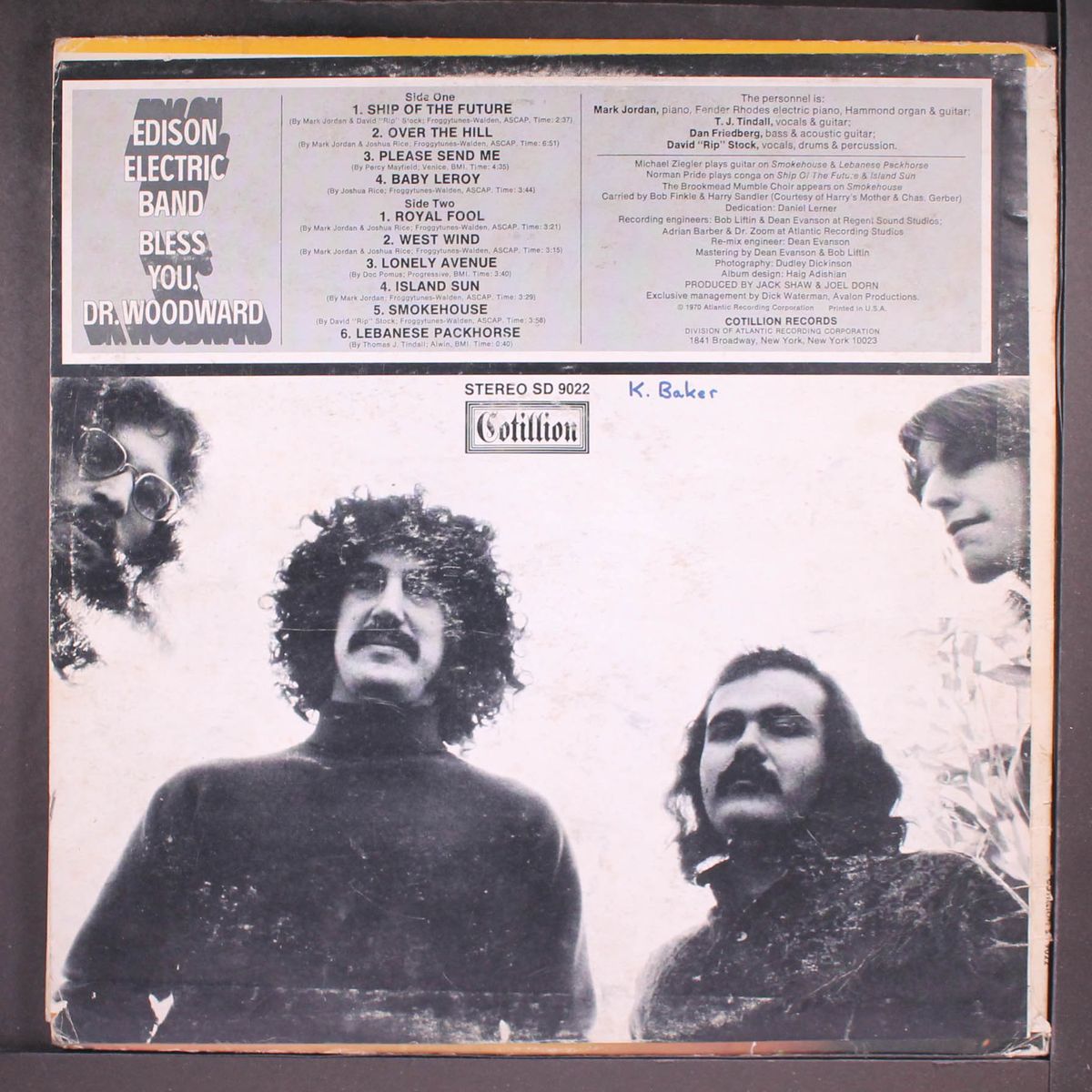bless you, dr. woodward by EDISON ELECTRIC BAND