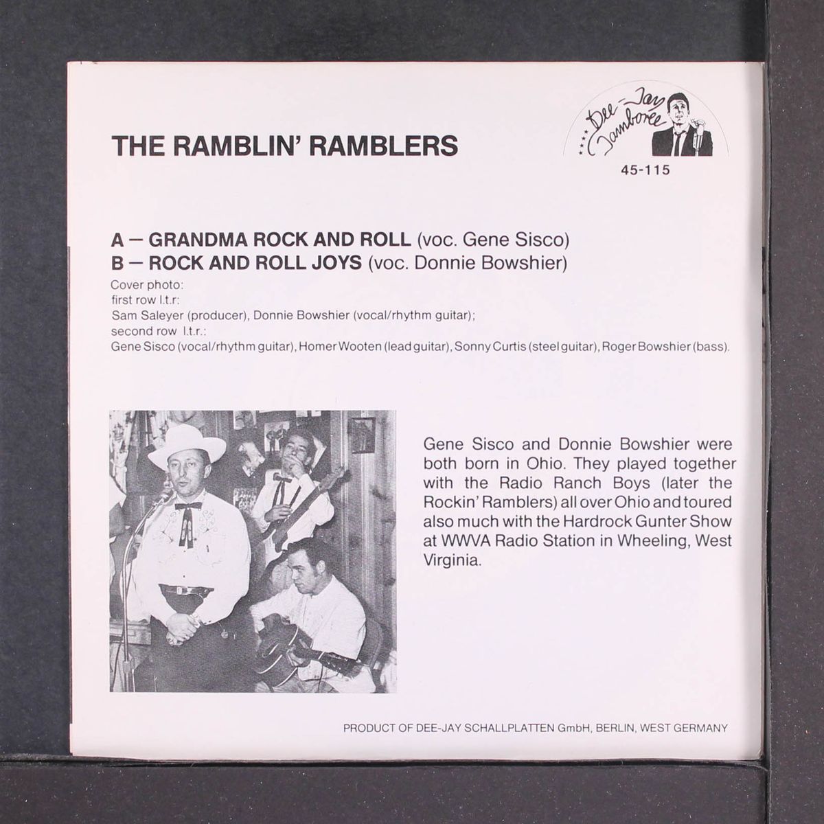 grandma rock and roll / rock and roll joys by RAMBLIN' RAMBLERS