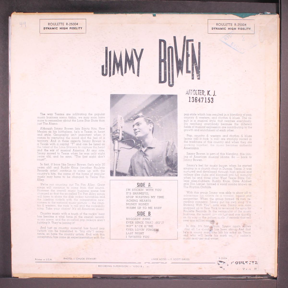 jimmy bowen by JIMMY BOWEN