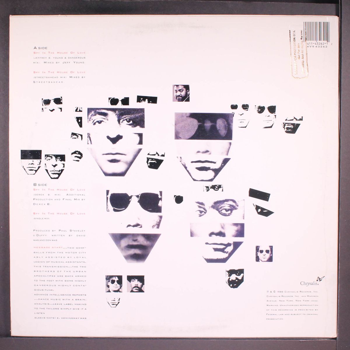 spy in the house of love by WAS (NOT WAS)