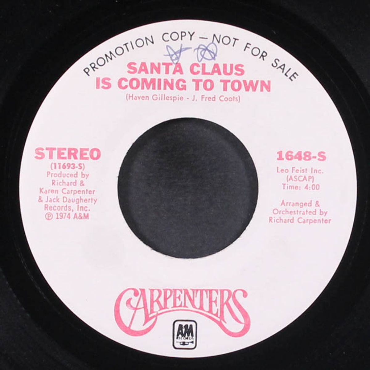 santa claus is coming to town by CARPENTERS