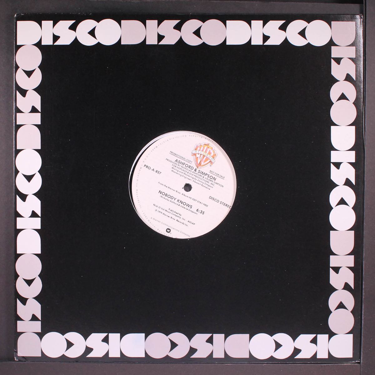 nobody knows / same by ASHFORD & SIMPSON