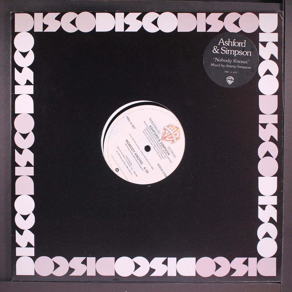 nobody knows / same by ASHFORD & SIMPSON