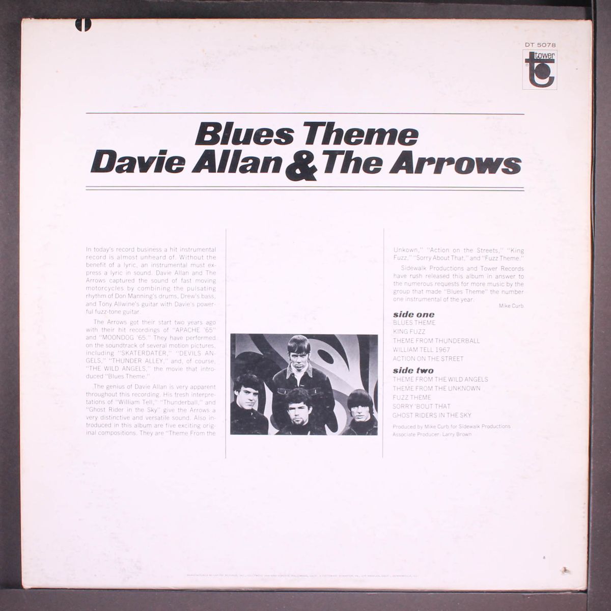 blues theme by DAVIE ALLAN & THE ARROWS