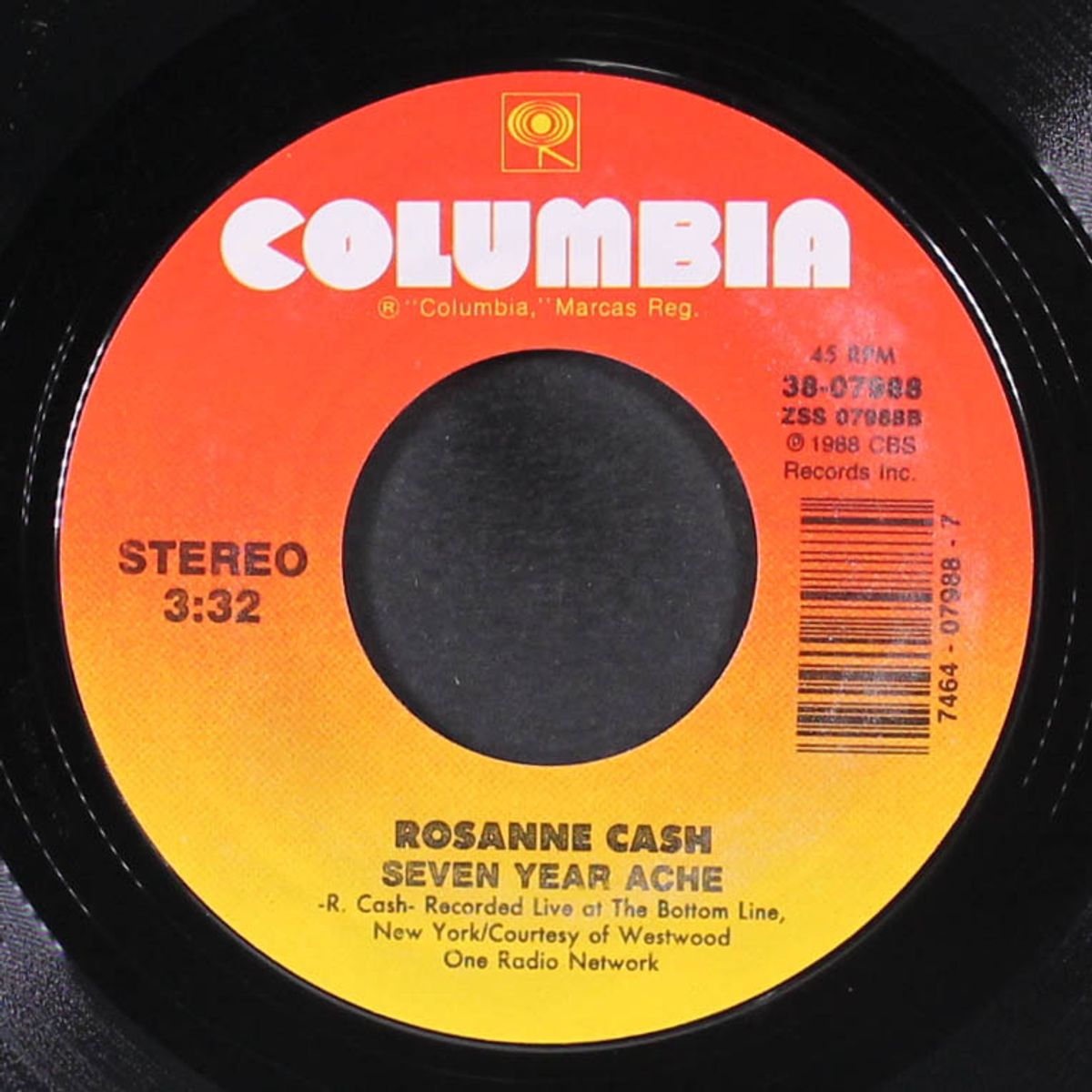 runaway train / seven year ache by ROSANNE CASH