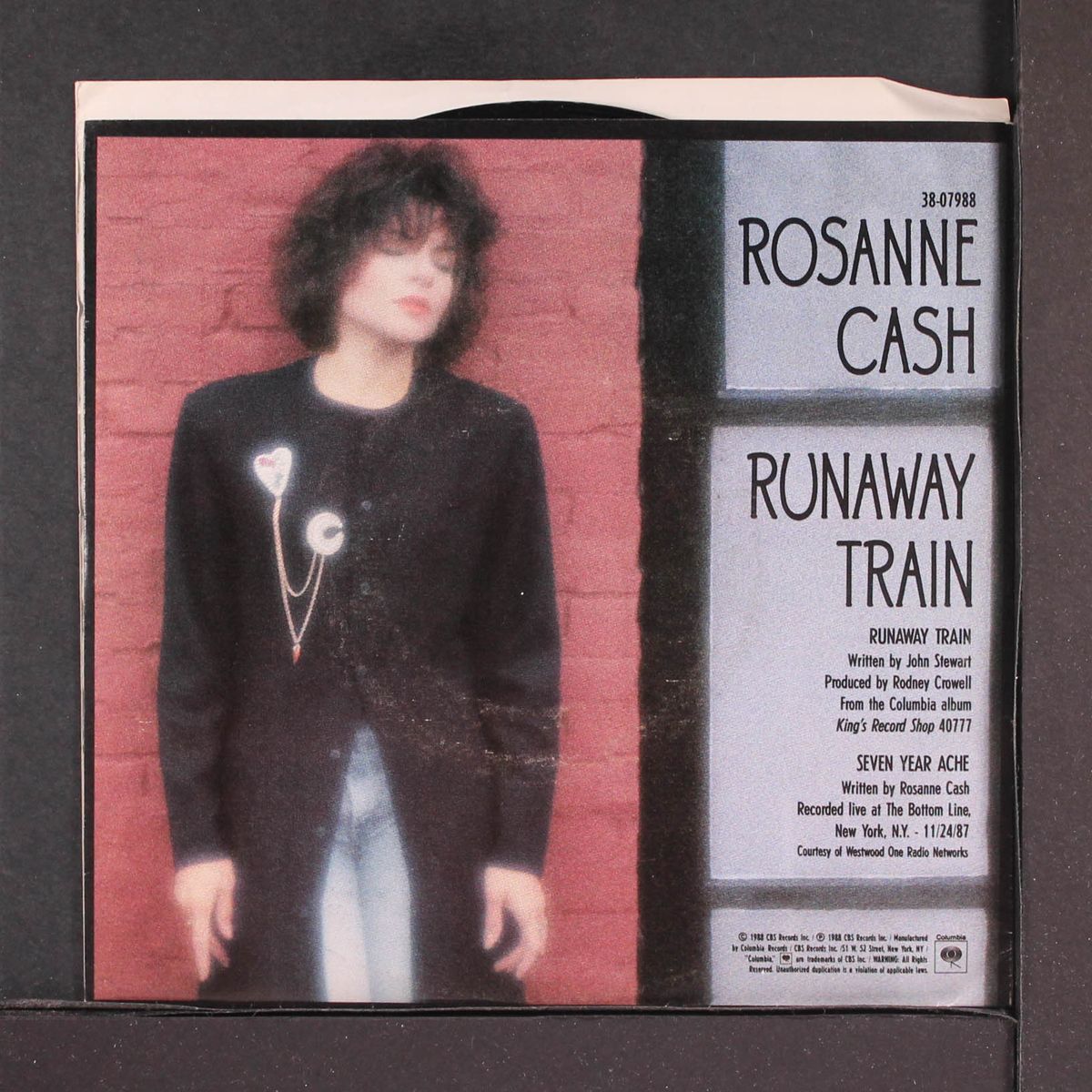 runaway train / seven year ache by ROSANNE CASH