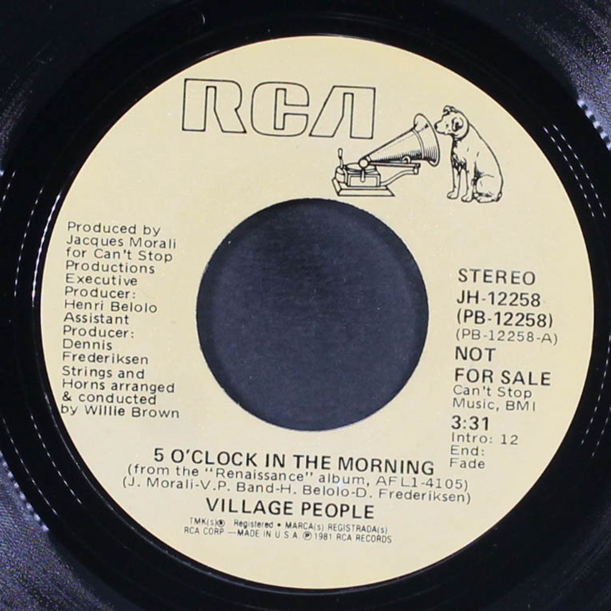 5 o'clock in the morning by VILLAGE PEOPLE