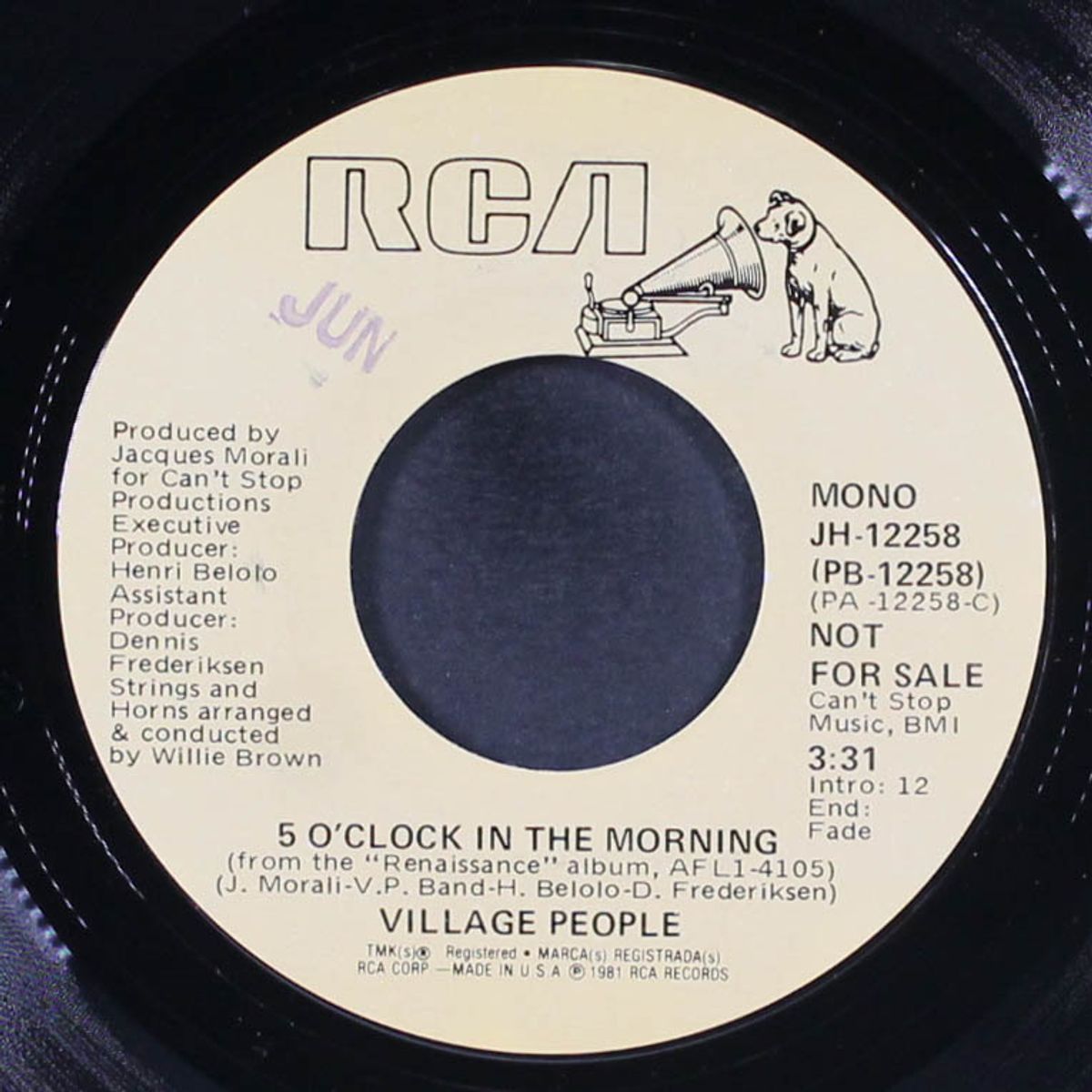 5 o'clock in the morning by VILLAGE PEOPLE