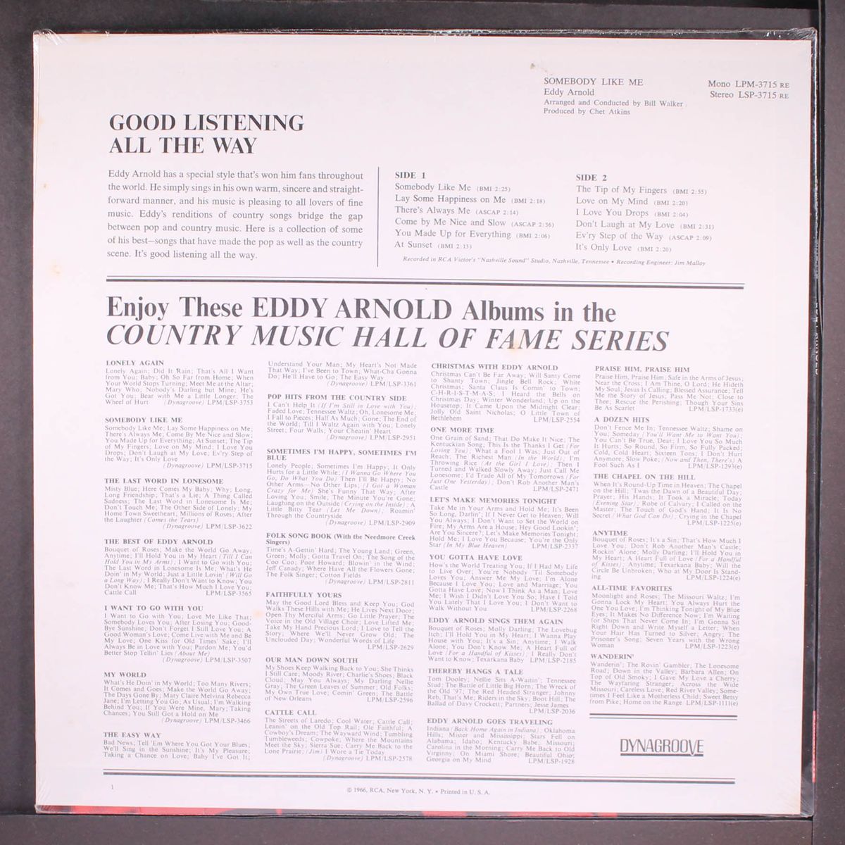 somebody like me by EDDY ARNOLD