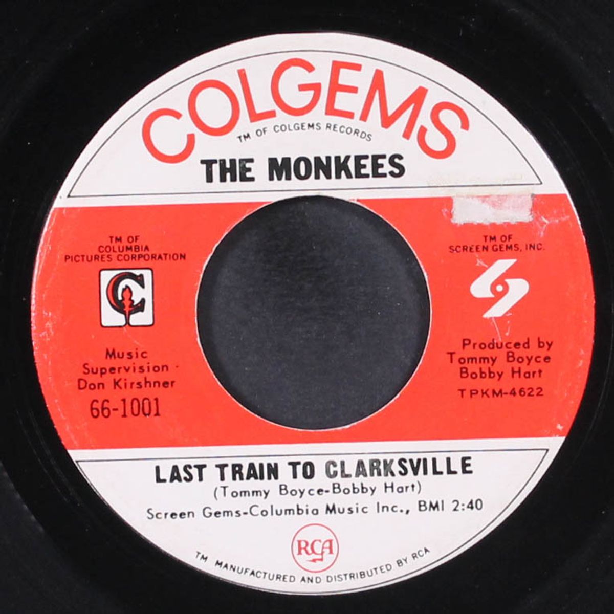 last train to clarksville / take a giant step by MONKEES