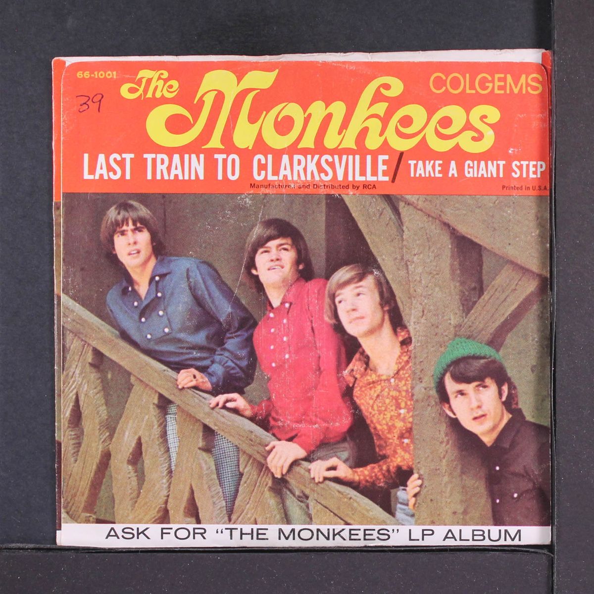 last train to clarksville / take a giant step by MONKEES